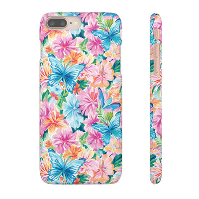 Snap Butterflies Flowers Cute Phone Cases for Samsung S24, S23, S22, S21, S20, Plus and Ultra, Iphone 16 Pro Max, Iphone 15, 14, 13, 12, 11, 10 - Studio40ParkLane