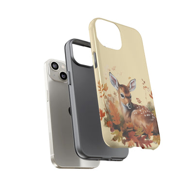 Autumn Fall Deer Gift for Her Cute Phone Case for, Samsung Galaxy S24, S23, S22, S21, IPhone 16 Case | Iphone 15, Iphone 14, IPhone 13 Case