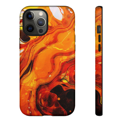 Impact Resistant, Fall Colors Marble, Cute Phone Cases for Samsung S24, S23, S22, S21, IPhone 15 pro Iphone 14 pro Iphone 13 IPhone 12 Iphone 11