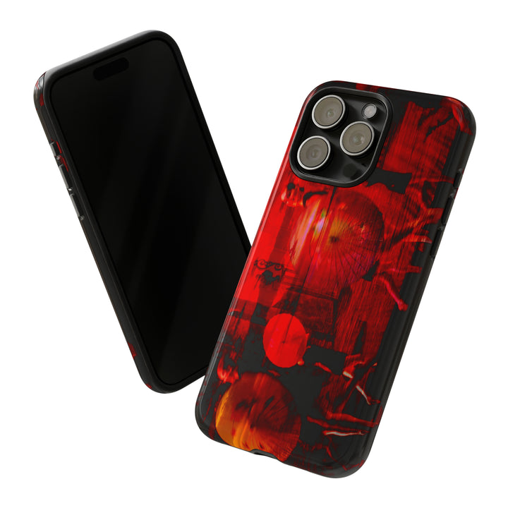 Cute IPhone Case | iPhone 15 Case | iPhone 15 Pro Max Case, Iphone 14 Case, Iphone 14 Pro Max Case IPhone Case for Art Lovers, Sunset Dance Red - Studio40ParkLane