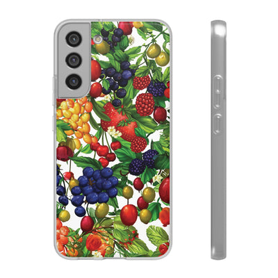 Cute Flexi Phone Cases, For Samsung Galaxy and Iphone, Summer Mixed Fruit, Galaxy S23 Phone Case, Samsung S22 Case, Samsung S21, Iphone 15, Iphone 14, Iphone 13