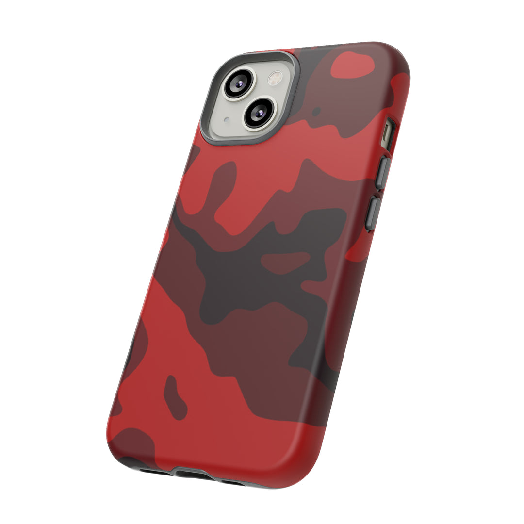 Cute IPhone Case | iPhone 15 Case | iPhone 15 Pro Max Case, Iphone 14 Case, Iphone 14 Pro Max Case IPhone Case for Art Lovers - Red Camo - Studio40ParkLane