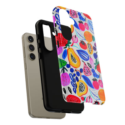 Cute Samsung Phone Case | Aesthetic Samsung Phone Case | Galaxy S23, S22, S21, S20 | Summer Fruit Cocktail, Protective Phone Case