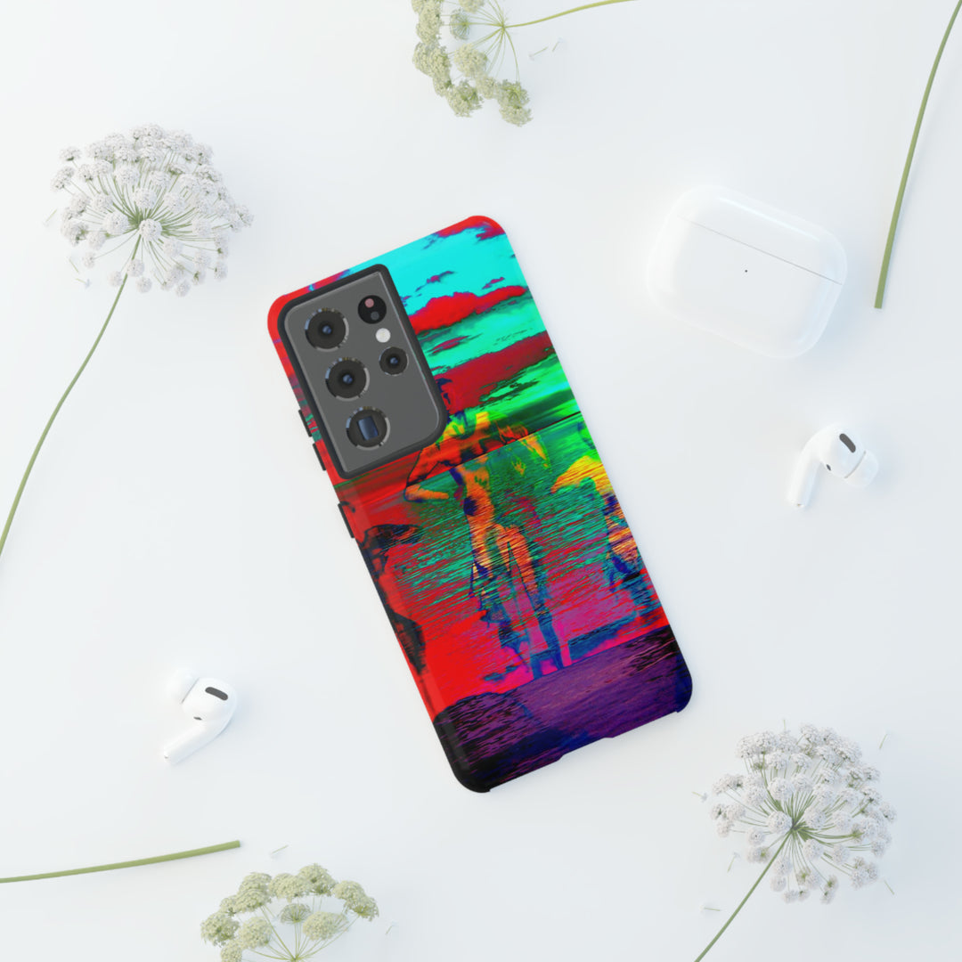 Cute Samsung Phone Case | Aesthetic Samsung Phone Case | Dance Sunset Colorful | Galaxy S23, S22, S21, S20 | Luxury Double Layer | Cool - Studio40ParkLane