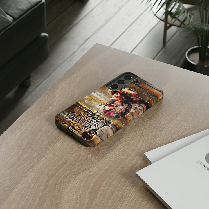 Cute Samsung Phone Case | Aesthetic Samsung Phone Case | Galaxy S23, S22, S21, S20 | Country Music Girl, Protective Phone Case - Studio40ParkLane