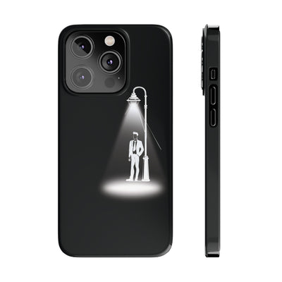 Slim Mystery Man Spotlight Gift for Her Cute Phone Cases for Iphone 16 Pro Max | iPhone 15 Case | iPhone 15 Pro Max Case, Iphone 14, 13, 12, 11, 10, 8, 7