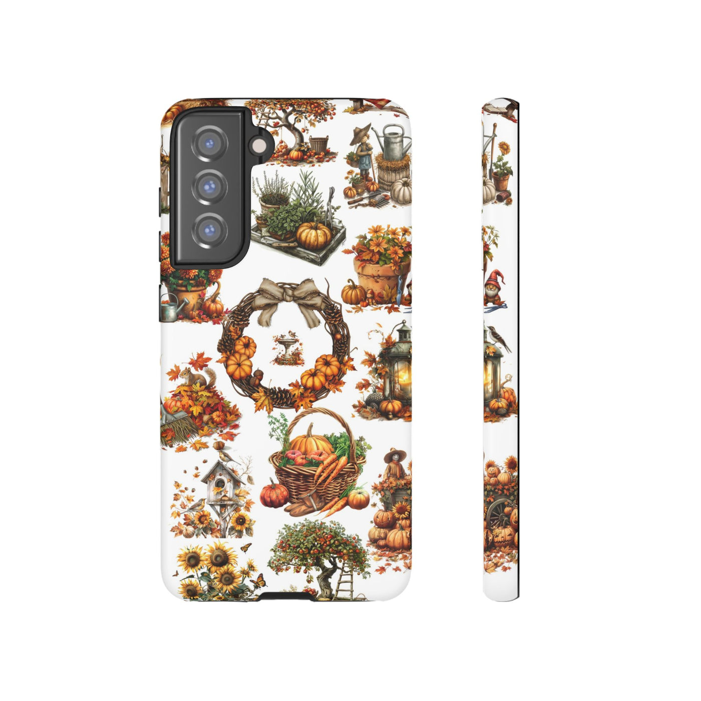 Impact Resistant, Fall Leaves Collage, Cute Phone Cases for Samsung S24, S23, S22, S21, IPhone 15 pro Iphone 14 pro Iphone 13 IPhone 12 Iphone 11