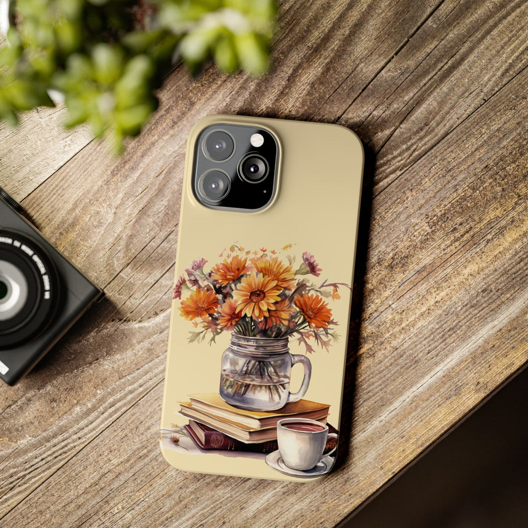 Slim Fall Autumn Leaves Cute Phone Cases for Iphone 16 | iPhone 15 Case | iPhone 15 Pro Max Case, Iphone 14, Iphone 14 Pro Max, Iphone 13, Slim Mom Dad Gift - Studio40ParkLane