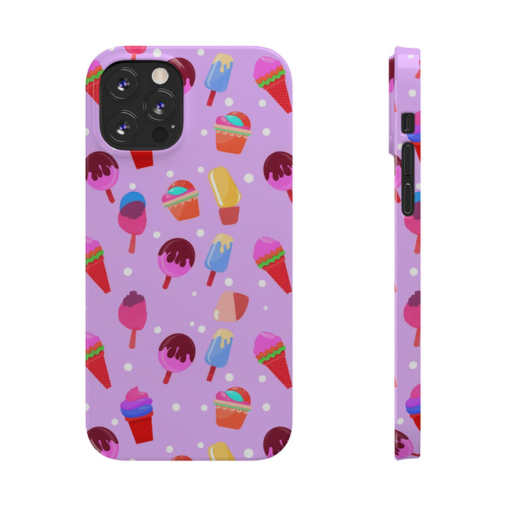 Slim Cute Phone Cases for Iphone - | iPhone 15 Case | iPhone 15 Pro Max Case, Iphone 14 Case, Iphone 14 Pro Max, Iphone 13, Summer Ice - cream Pink - Studio40ParkLane