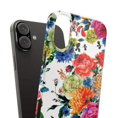 Snap Spring Flowers Cute Phone Cases for Samsung S24, S23, S22, S21, S20, Plus and Ultra, Iphone 16 Pro Max, Iphone 15, 14, 13, 12, 11, 10 - Studio40ParkLane