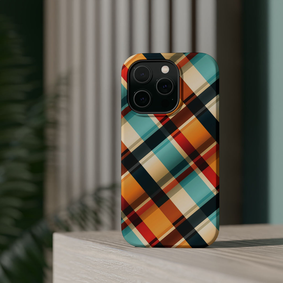 Checkered Plaid Magsafe Gift for Her Cute Phone Case for Iphone, | iPhone 16 | iPhone 15 Pro Max, Iphone 14 Pro Max, 13 12 11 10 9 8 7 - Studio40ParkLane