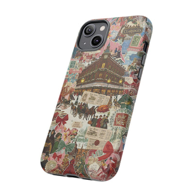 Aesthetic Tough London Coquette Collage Premium Phone Case - For iPhone 17 Pro Max iPhone 16 Pro iPhone 15 Iphone 14 Plus 13 Pro 12 11 10 XR - Studio40ParkLane