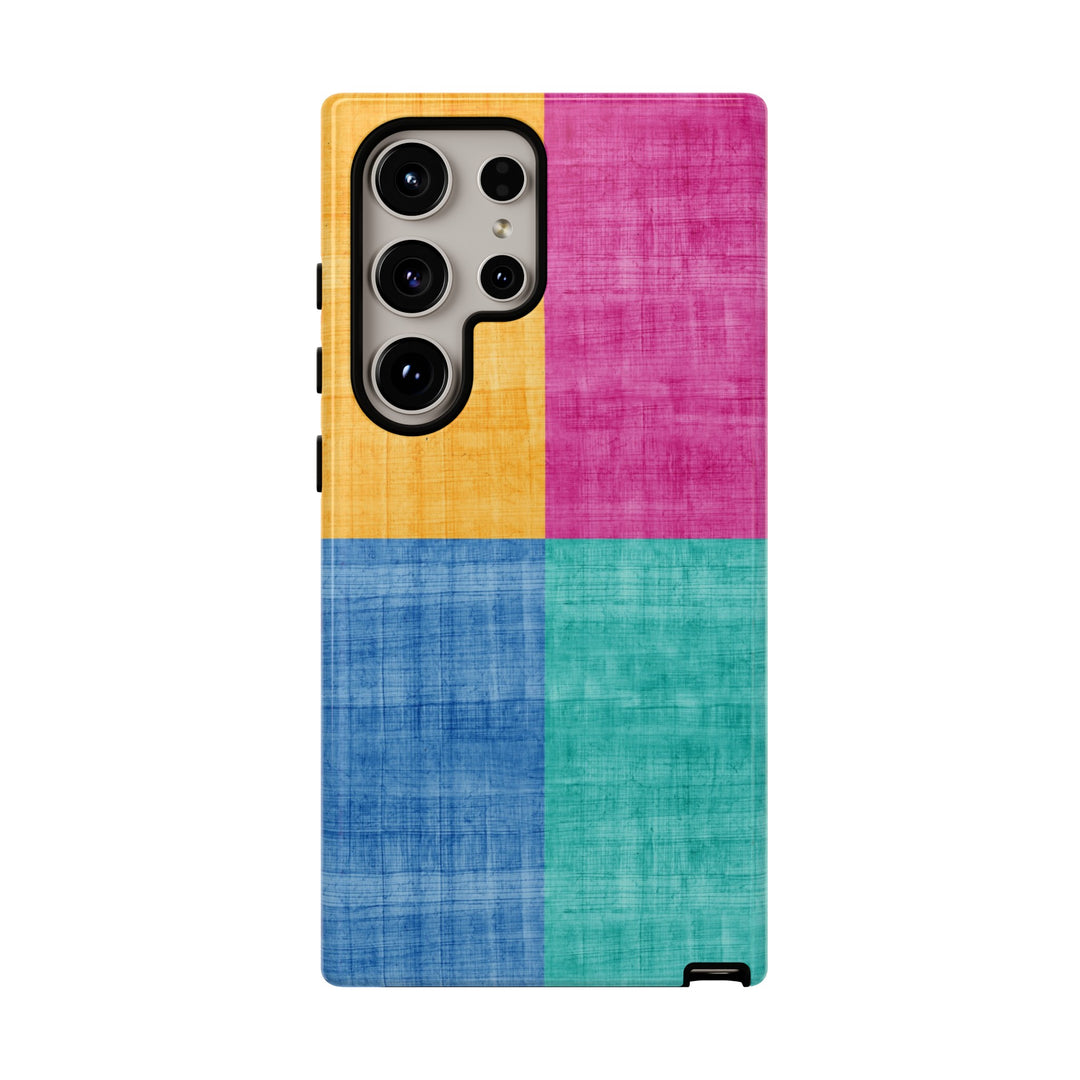 Impact Resistant, Colored Shapes, Cute Phone Cases for Samsung S24, S23, S22, S21, IPhone 15 pro Iphone 14 pro Iphone 13 IPhone 12 Iphone 11 - Studio40ParkLane