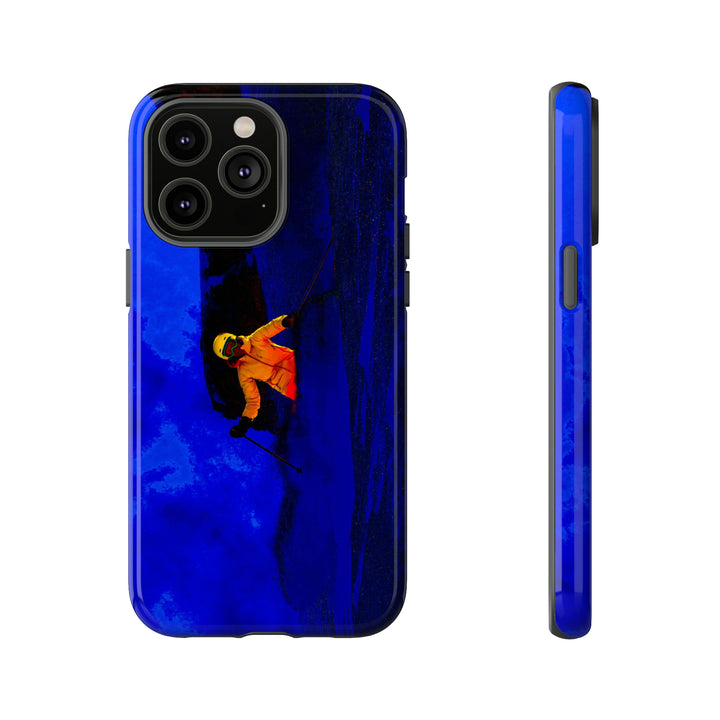 Cute IPhone Case | iPhone 15 Case | iPhone 15 Pro Max Case, Iphone 14 Case, Iphone 14 Pro Max Case IPhone Case for Art Lovers, Skier Mountain Night - Studio40ParkLane