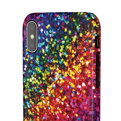 Snap Non-Glitter Muted Color Play on "Faux" Glitter Effect Cute Phone Cases for Samsung and Iphone, 16, 15, 14, S24, S23, S22, S21, S20, Plus and Ultra