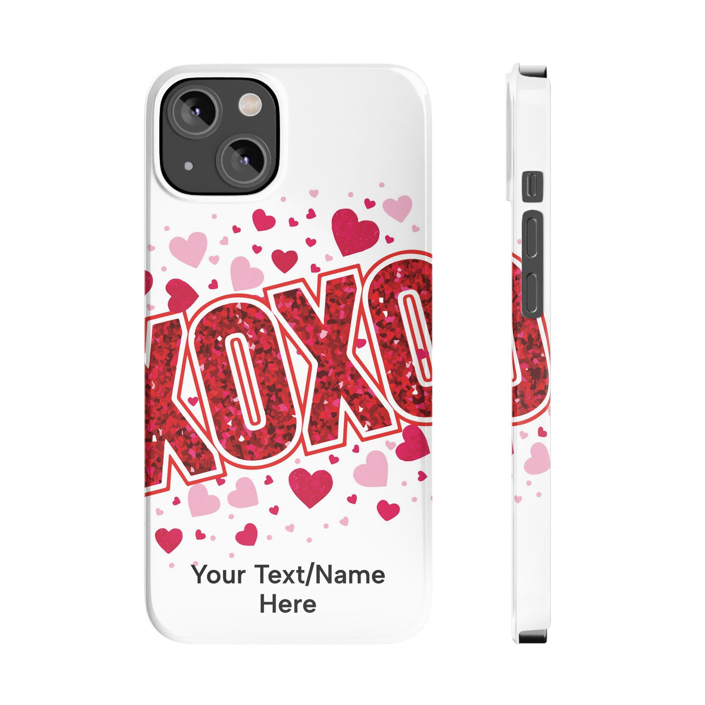 Slim Custom Personalized Valentine Love Gift for Her Cute Phone Cases for Iphone 16 Pro Max | iPhone 15 Case | iPhone 15 Pro Max Case, Iphone 14, 13, 12, 11, 10, 8, 7