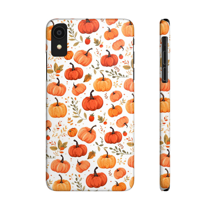 Slim Fall Autumn Pumpkins Gift for Her Cute Phone Cases for Iphone 16 | iPhone 15 Case | iPhone 15 Pro Max Case, Iphone 14, Iphone 14 Pro Max, Iphone 13, Slim - Studio40ParkLane