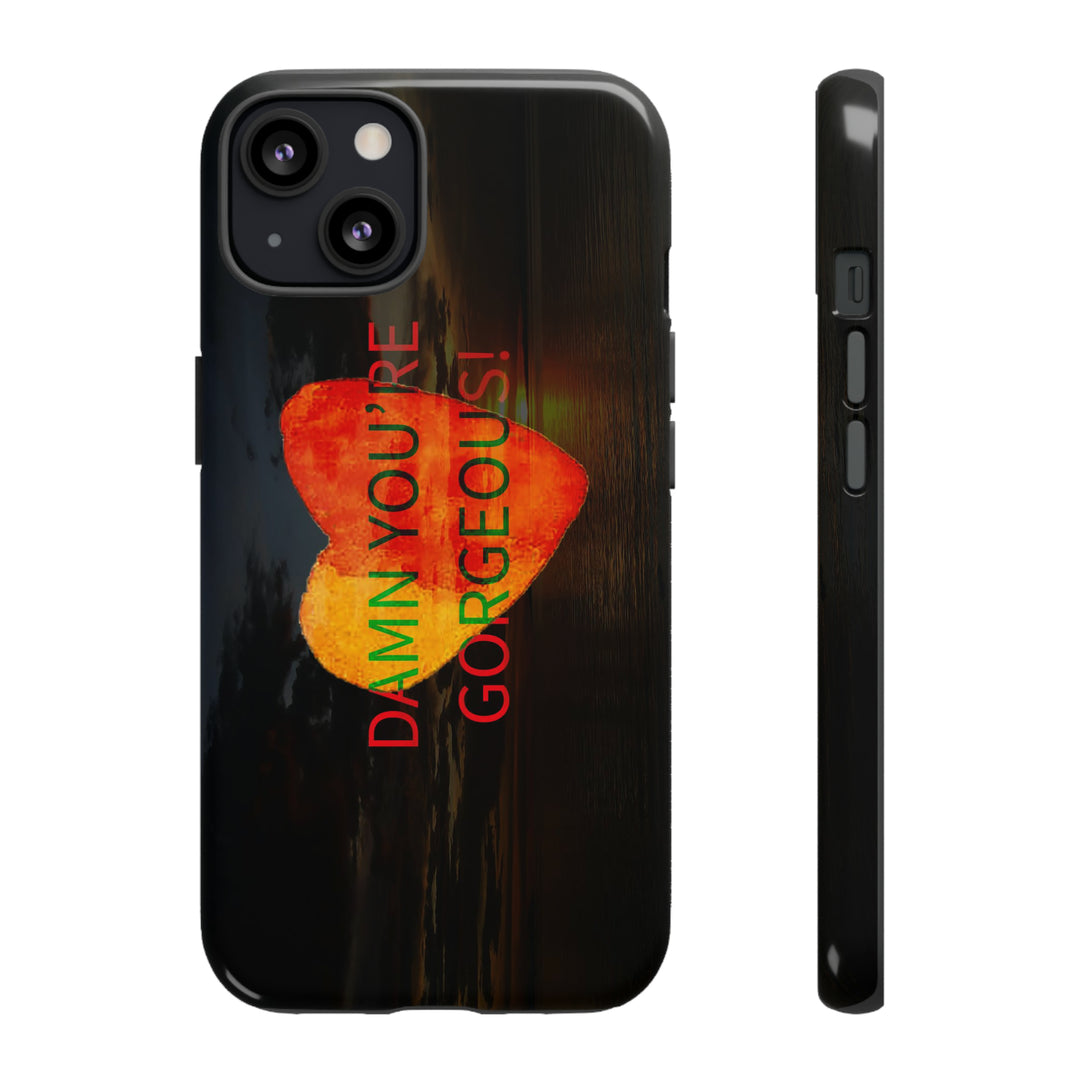Cute IPhone Case | iPhone 15 Case | iPhone 15 Pro Max Case, Iphone 14 Case, Iphone 14 Pro Max Case IPhone Case for Art Lovers, Heart Sunset - Studio40ParkLane