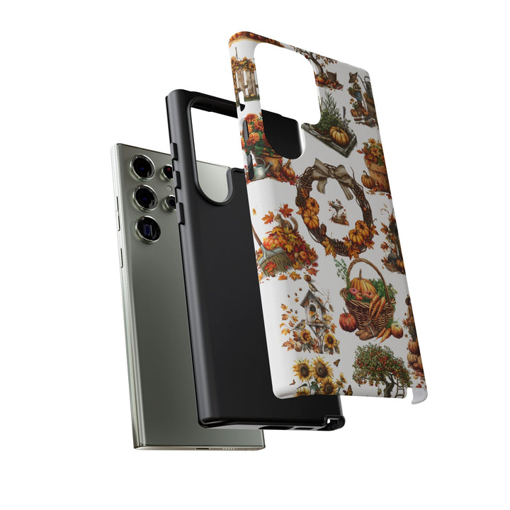 Impact Resistant, Fall Leaves Collage, Cute Phone Cases for Samsung S24, S23, S22, S21, IPhone 15 pro Iphone 14 pro Iphone 13 IPhone 12 Iphone 11 - Studio40ParkLane
