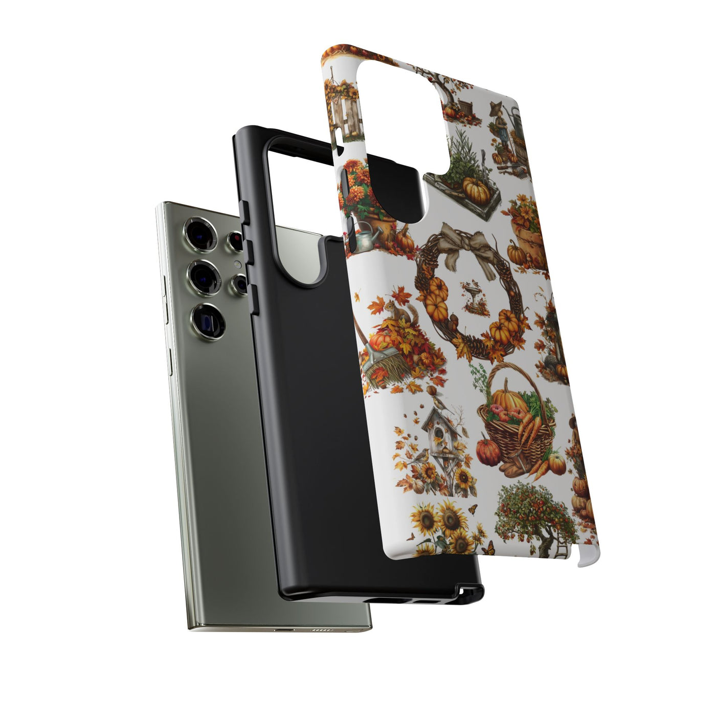 Impact Resistant, Fall Leaves Collage, Cute Phone Cases for Samsung S24, S23, S22, S21, IPhone 15 pro Iphone 14 pro Iphone 13 IPhone 12 Iphone 11