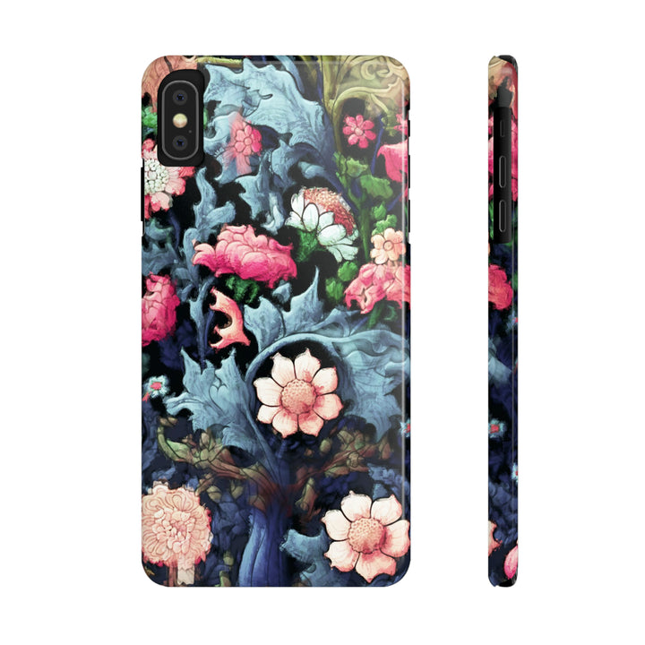 Slim Cute Phone Cases for Iphone - | iPhone 15 Case | iPhone 15 Pro Max Case, Iphone 14 Case, Iphone 14 Pro Max, Iphone 13, Flowers Scene - Studio40ParkLane
