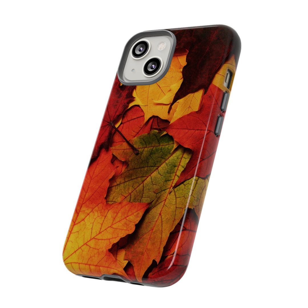 Autumn Fall Leaves Gift Cute Phone Case for, Samsung Galaxy S24, S23, S22, S21, IPhone 16 Case | Iphone 15, Iphone 14, IPhone 13 Case Mom Dad Gift - Studio40ParkLane