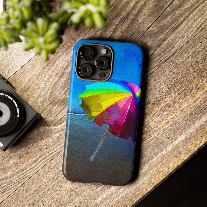 Cute Samsung Case | Cool Iphone Case | Summer Colorful Beach Parasol, Samsung S24, S23, S22, S21, IPhone 15 Case | Iphone 14 Case, Iphone 13 Case - Studio40ParkLane