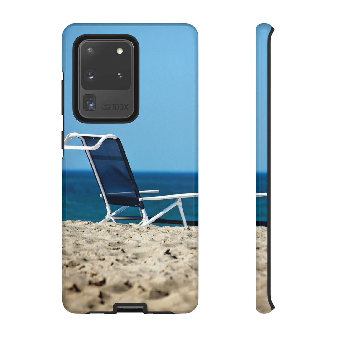 Cute Samsung Case | Cool Iphone Case | Summer Blue Beach Chair, Samsung S24, S23, S22, S21, IPhone 15 Case | Iphone 14 Case, Iphone 13 Case - Studio40ParkLane