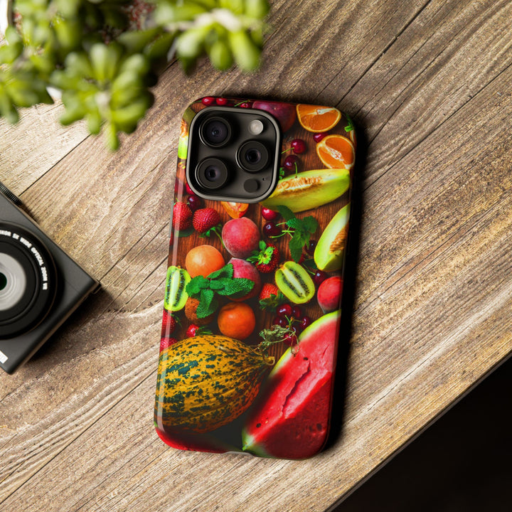 Fall Fruit Collage Cute Phone Case for, Samsung Galaxy S24, S23, S22, S21, IPhone 16 Case | Iphone 15, Iphone 14, IPhone 13 Case Mom Dad Gift - Studio40ParkLane