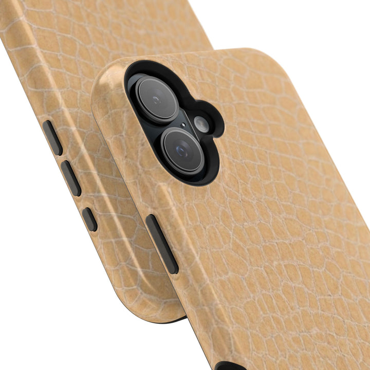 Non Leather Beige Color Pattern Magsafe Cute Phone Case for Iphone Gift for Her, | iPhone 15 Case | iPhone 15 Pro Max Case, Iphone 14, Iphone 14 Pro Max, Iphone 13, Iphone 16 - Studio40ParkLane