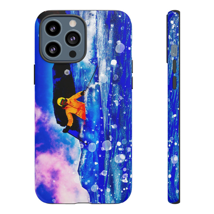 Cute IPhone Case | iPhone 15 Case | iPhone 15 Pro Max Case, Iphone 14 Case, Iphone 14 Pro Max Case IPhone Case for Art Lovers, Skier Mountain - Studio40ParkLane