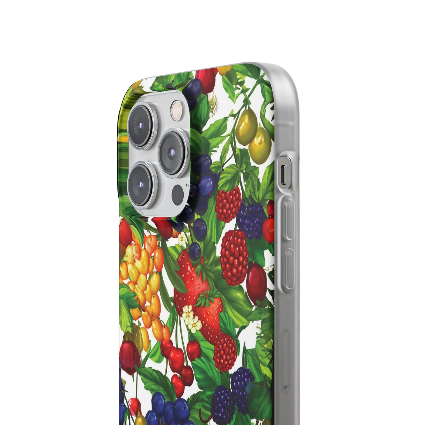 Cute Flexi Phone Cases, For Samsung Galaxy and Iphone, Summer Mixed Fruit, Galaxy S23 Phone Case, Samsung S22 Case, Samsung S21, Iphone 15, Iphone 14, Iphone 13