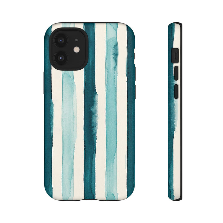 Tough Cute Green Stripes Phone Case, for IPhone 17 Pro Max | Iphone 17 Air, Iphone 16, IPhone 15, 14 13 12, Samsung Galaxy S26, S25, S24, S23