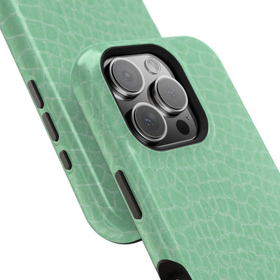 Non Leather Mint Color Pattern Magsafe Cute Phone Case for Iphone Gift for Her, | iPhone 15 Case | iPhone 15 Pro Max Case, Iphone 14, Iphone 14 Pro Max, Iphone 13, Iphone 16 - Studio40ParkLane