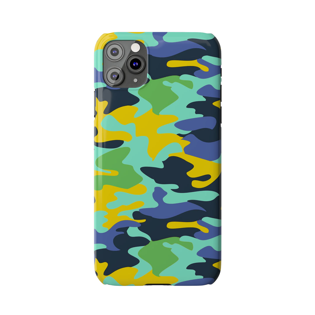 Slim Cute Phone Cases for Iphone - | iPhone 15 Case | iPhone 15 Pro Max Case, Iphone 14 Case, Iphone 14 Pro Max, Iphone 13, Late Spring Camouflage - Studio40ParkLane