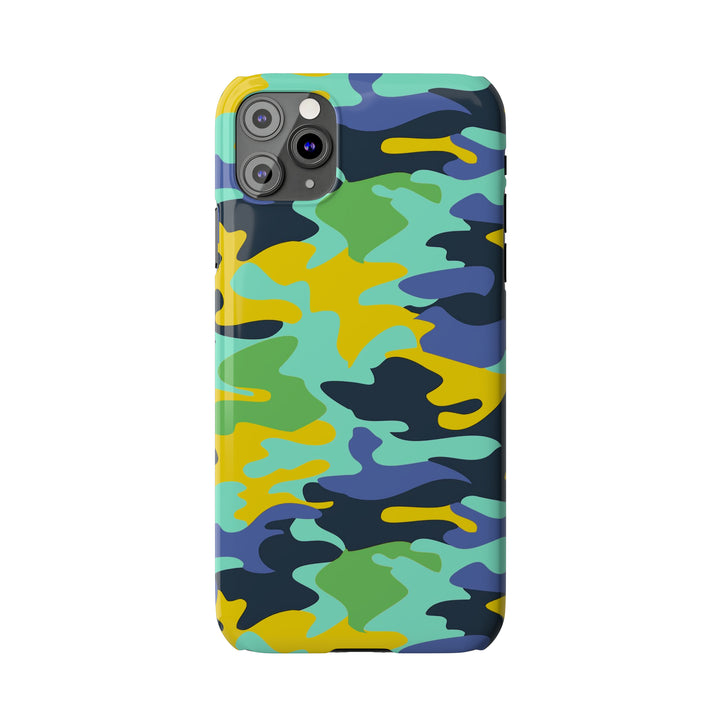 Slim Cute Phone Cases for Iphone - | iPhone 15 Case | iPhone 15 Pro Max Case, Iphone 14 Case, Iphone 14 Pro Max, Iphone 13, Late Spring Camouflage - Studio40ParkLane