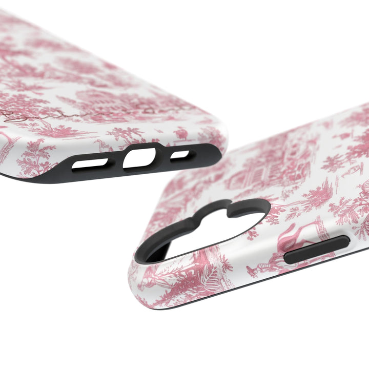 Magsafe French Toile Personalized Initial Custom Gift Cute Phone Cases for Iphone 16 Pro Max | iPhone 15, Pro Max Case, Iphone 14, 13, 12, 11, 10 - Studio40ParkLane