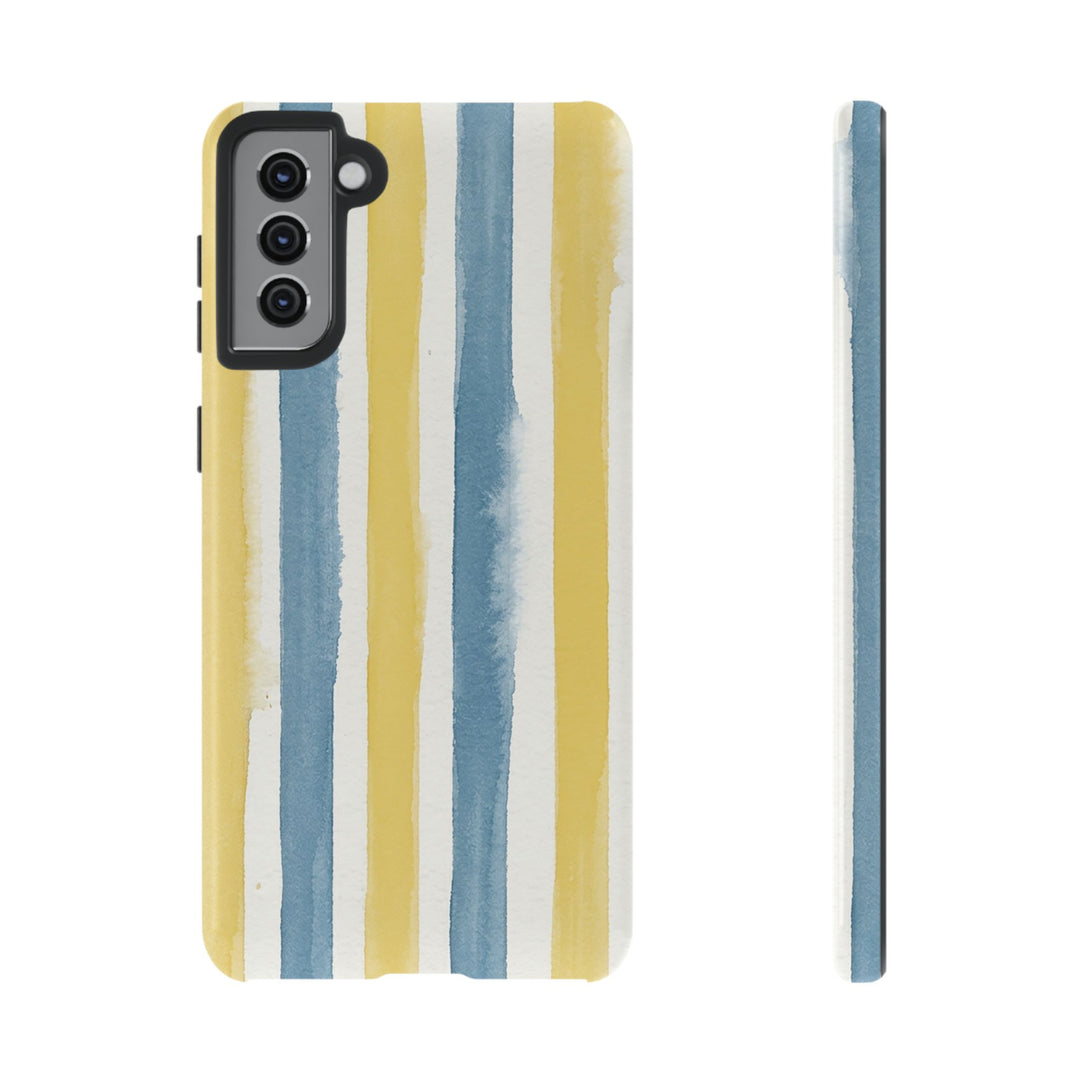 Tough Cute Yellow Stripes Phone Case, for IPhone 17 Pro Max | Iphone 17 Air, Iphone 16, IPhone 15, 14 13 12, Samsung Galaxy S26, S25, S24, S23 - Studio40ParkLane
