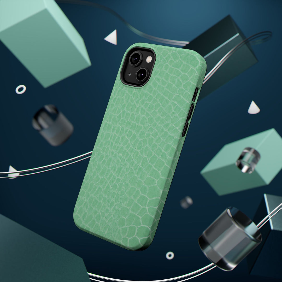 Non Leather Mint Color Pattern Magsafe Cute Phone Case for Iphone Gift for Her, | iPhone 15 Case | iPhone 15 Pro Max Case, Iphone 14, Iphone 14 Pro Max, Iphone 13, Iphone 16 - Studio40ParkLane