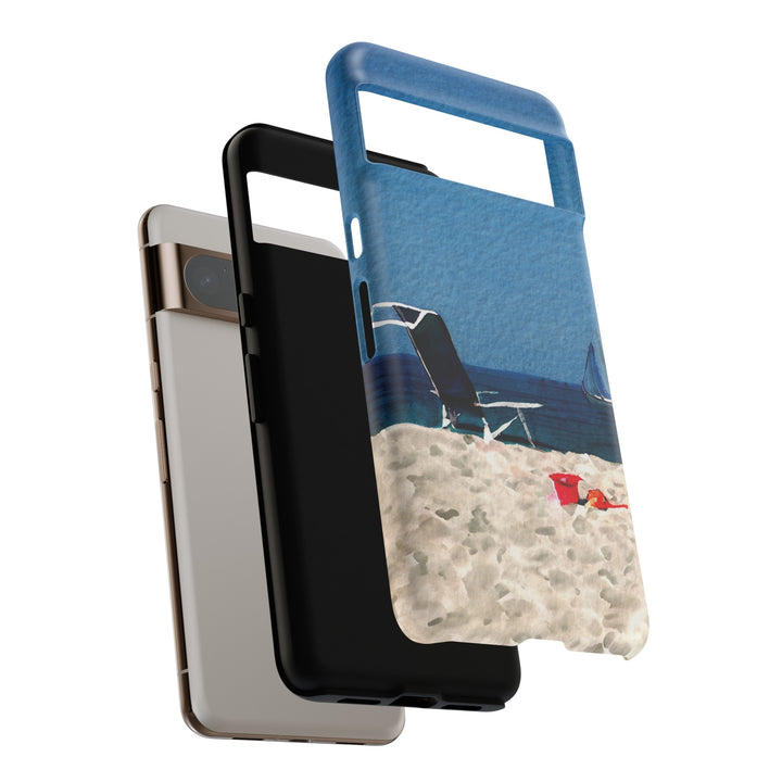 Cute Samsung Case | Cool Iphone Case | Summer Blue Beach Chair, Samsung S24, S23, S22, S21, IPhone 15 Case | Iphone 14 Case, Iphone 13 Case - Studio40ParkLane