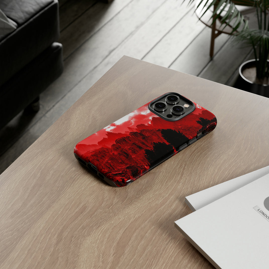 Cute IPhone Case | iPhone 15 Case | iPhone 15 Pro Max Case, Iphone 14 Case, Iphone 14 Pro Max Case IPhone Case for Art Lovers - Red Mountains - Studio40ParkLane