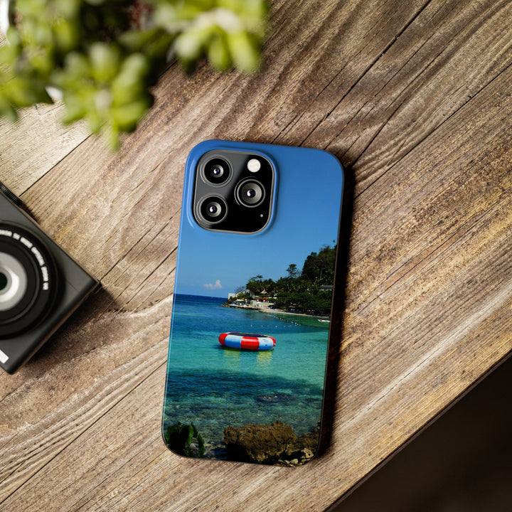 Slim Cute Phone Cases for Iphone - | iPhone 15 Case | iPhone 15 Pro Max Case, Iphone 14 Case, Iphone 14 Pro Max, Iphone 13, Summer Jamaica Beach - Studio40ParkLane