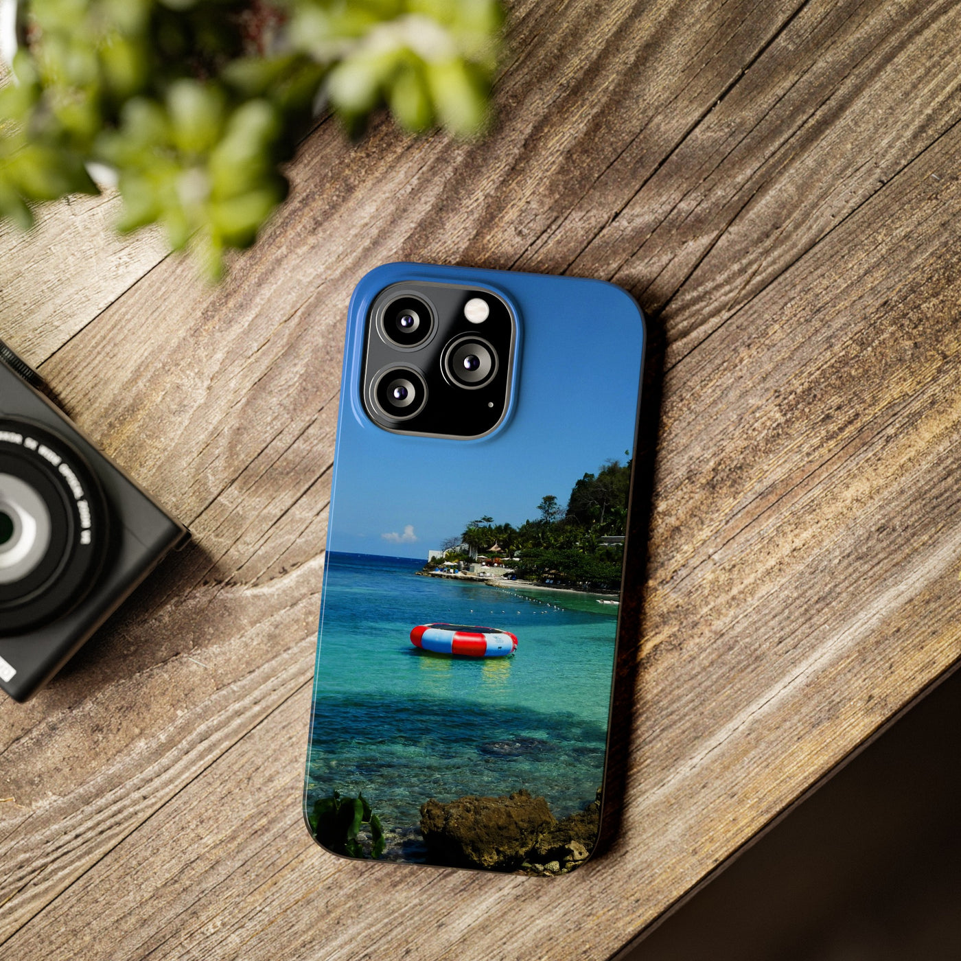 Slim Cute Phone Cases for Iphone - | iPhone 15 Case | iPhone 15 Pro Max Case, Iphone 14 Case, Iphone 14 Pro Max, Iphone 13, Summer Jamaica Beach