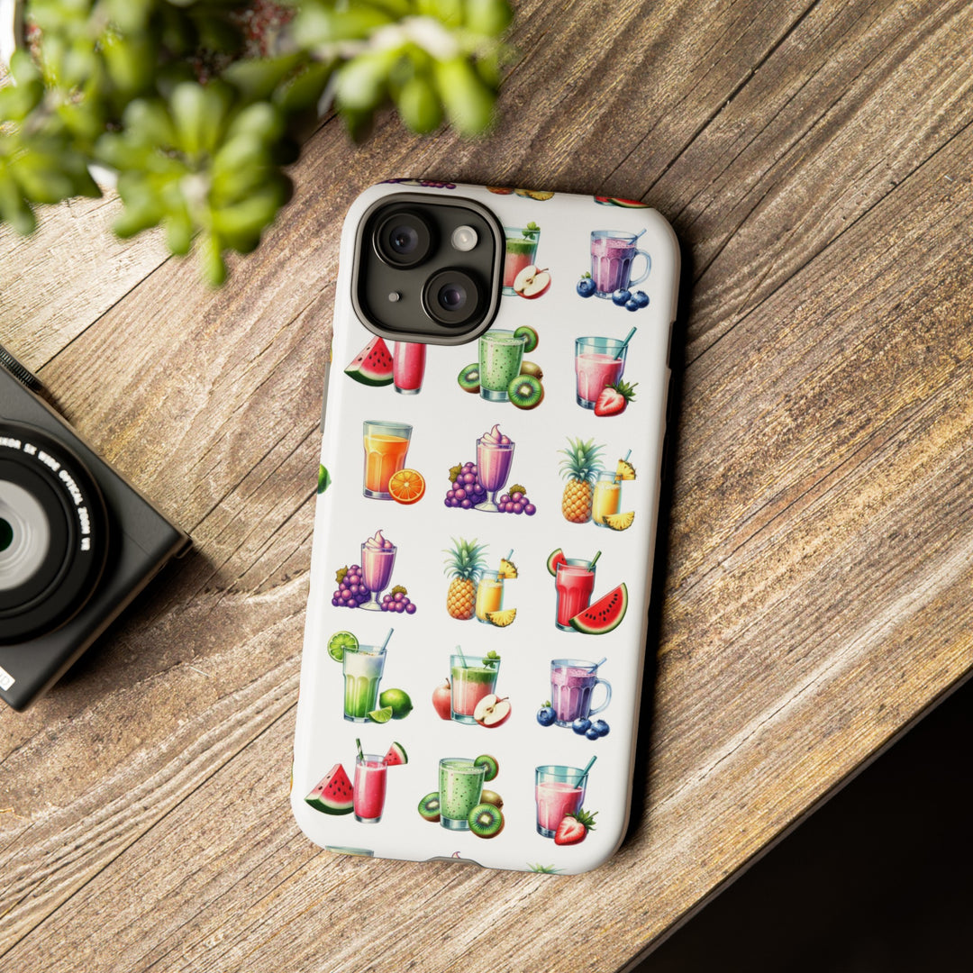 Cute Samsung Case | Cool Iphone Case | Tropical Summer Fruit Cocktail, Samsung S24, S23, S22, S21, IPhone 15 Case | Iphone 14 Case, Iphone 13 Case - Studio40ParkLane