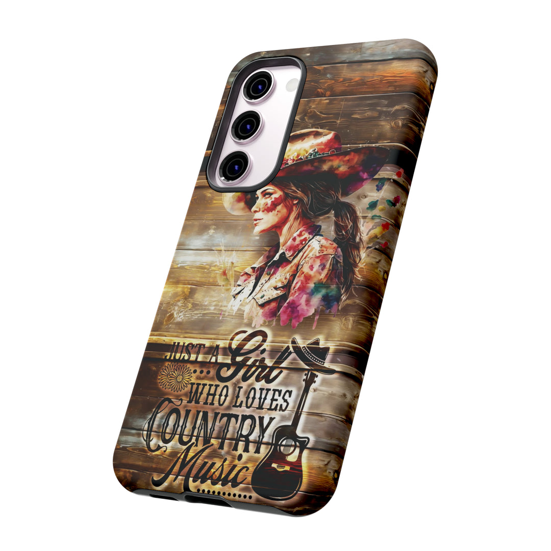 Cute Samsung Phone Case | Aesthetic Samsung Phone Case | Galaxy S23, S22, S21, S20 | Country Music Girl, Protective Phone Case - Studio40ParkLane