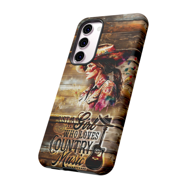 Cute Samsung Phone Case | Aesthetic Samsung Phone Case | Galaxy S23, S22, S21, S20 | Country Music Girl, Protective Phone Case - Studio40ParkLane