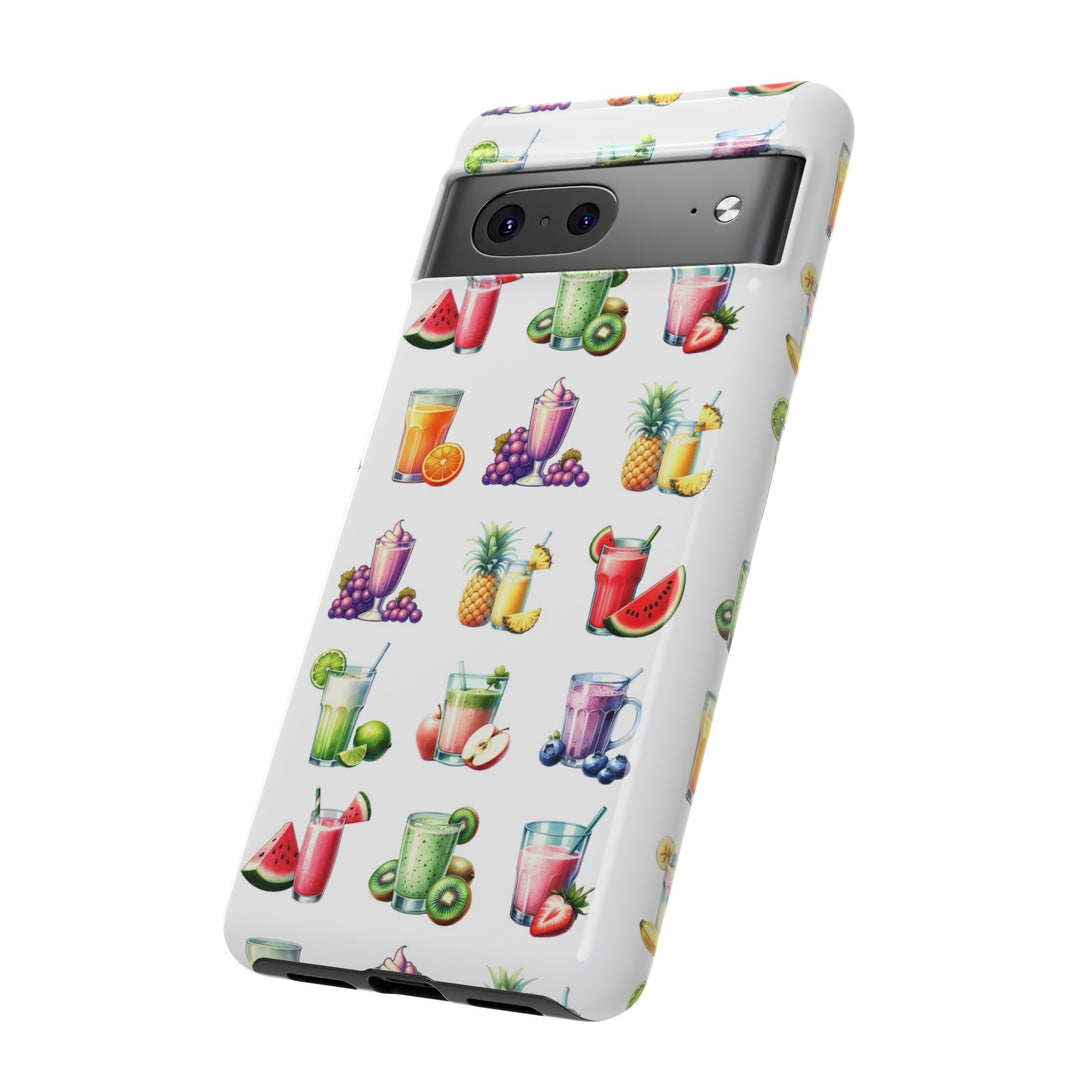 Cute Samsung Case | Cool Iphone Case | Tropical Summer Fruit Cocktail, Samsung S24, S23, S22, S21, IPhone 15 Case | Iphone 14 Case, Iphone 13 Case - Studio40ParkLane