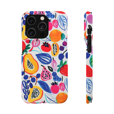 Snap Summer Fruit Gift for Her Cute Phone Cases for Samsung Galaxy S24, S23, S22, S21, S20, Plus, Ultra, Iphone 16, 15, 14, Pro and Max