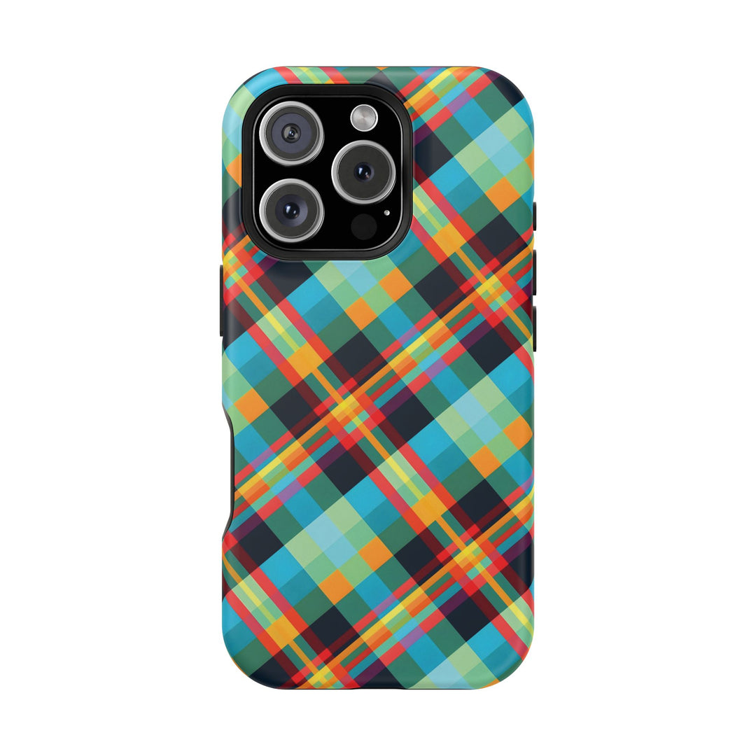 Checkered Plaid Magsafe Gift for Her Cute Phone Case for Iphone, | iPhone 16 | iPhone 15 Pro Max, Iphone 14 Pro Max, 13 12 11 10 9 8 7 - Studio40ParkLane
