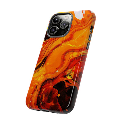 Impact Resistant, Fall Colors Marble, Cute Phone Cases for Samsung S24, S23, S22, S21, IPhone 15 pro Iphone 14 pro Iphone 13 IPhone 12 Iphone 11